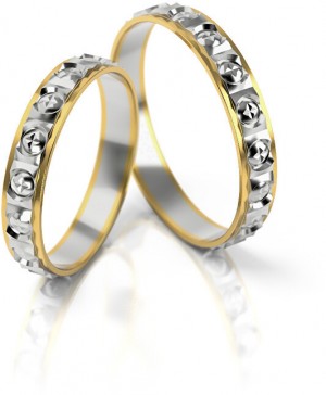 Art Diamond Női bicolor arany gyűrű AUG303 52 mm galéria