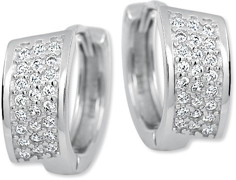Brilio Silver Luxus ezüst fülbevalók 436 158 00025 04