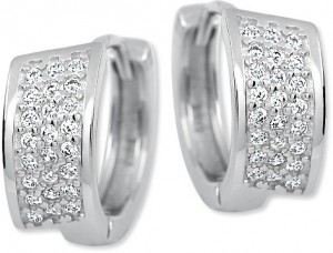Brilio Silver Luxus ezüst fülbevalók 436 158 00025 04 galéria