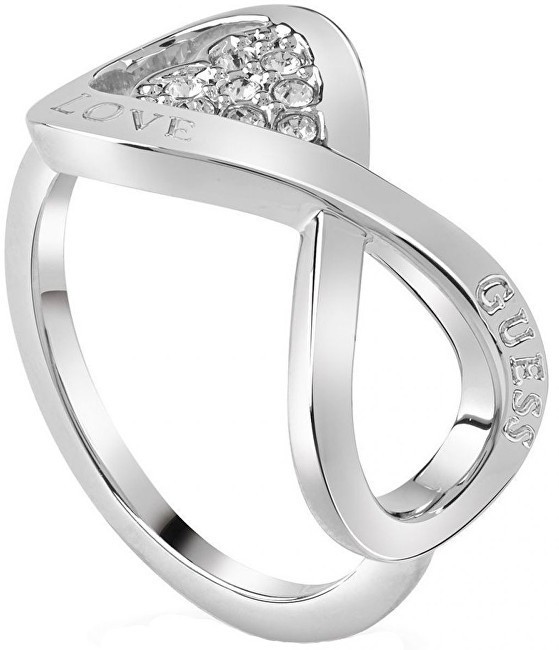 Guess Elegáns gyűrű végtelen szerelem UBR85004 50 mm