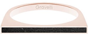 Gravelli Acél gyűrű betonnal Egyoldalas bronz / antracit GJRWRGA121 56 mm