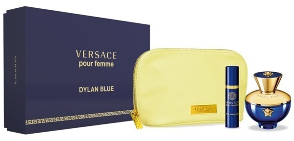 Versace Pour Femme Dylan Blue - EDP 100 ml + EDP 10 ml + kozmetikai táska