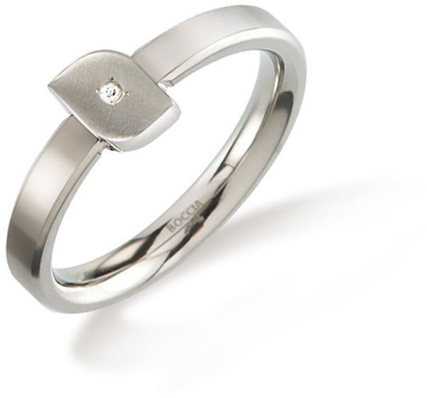 Boccia Titanium Titán gyémánt gyűrű  0141-02 58 mm
