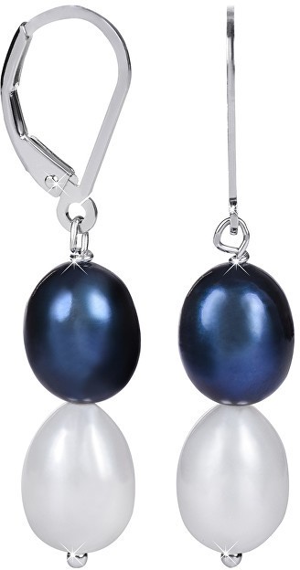 JwL Luxury Pearls Ezüst fülbevaló igazgyöngyökkel JL0501