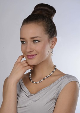 JwL Luxury Pearls Ezüst fülbevaló igazgyöngyökkel JL0501 galéria