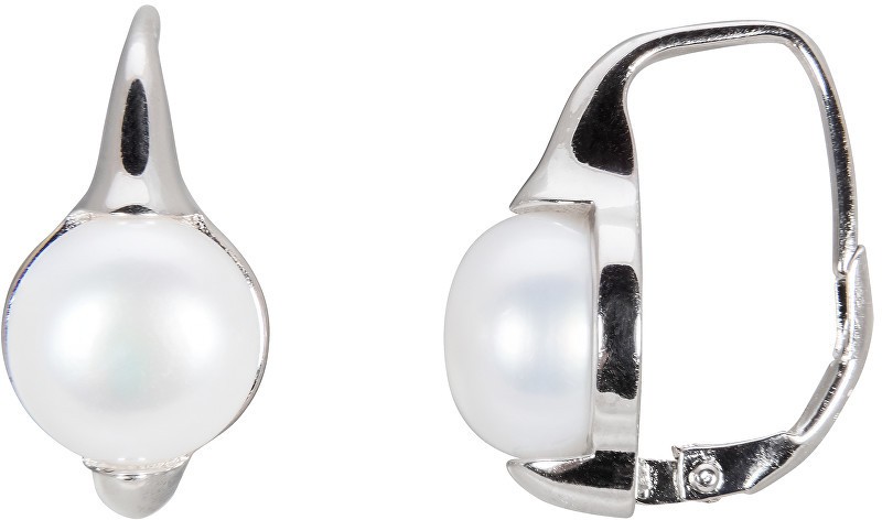JwL Luxury Pearls Ezüst fülbevaló igazgyönggyel JL0460