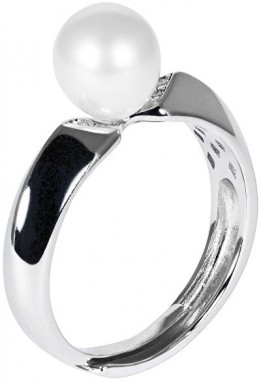 JwL Luxury Pearls Ezüst gyűrű, fehér gyöngy JL0542 galéria