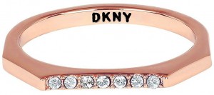 DKNY Stílusos nyolcszög alakú gyűrű 5548761 58 mm galéria