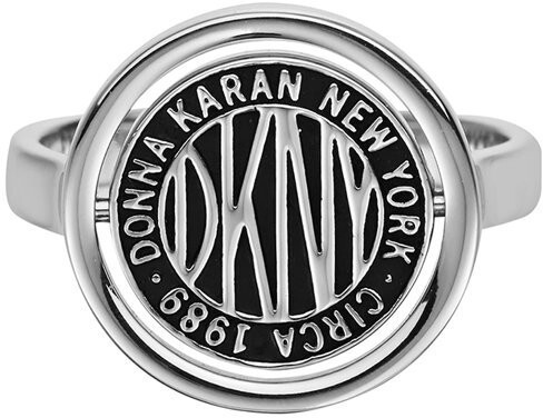 DKNY Stílusos gyűrű márkalogóval Token 5520034 55 mm