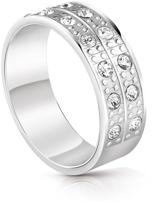 Guess Divatos kristály gyűrű UBR29030 54 mm