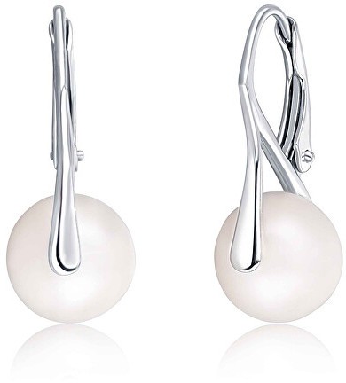 JwL Luxury Pearls Ezüst fülbevaló valódi gyönggyel JL0613