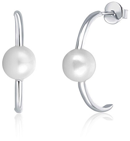 JwL Luxury Pearls Ezüst fülbevaló valódi gyönggyel JL0617