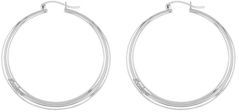 Tommy Hilfiger Acél karika fülbevaló TH2780275