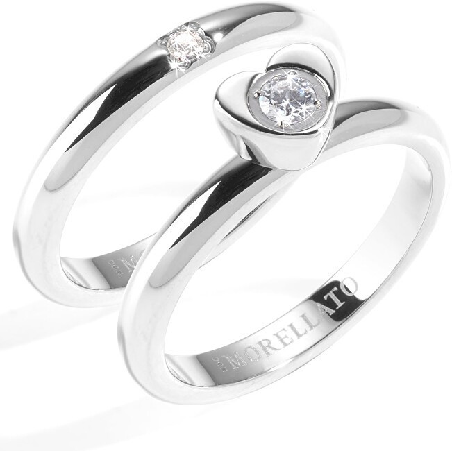 Morellato Acél gyűrű, szerelmi gyűrűk SNA35 56 mm
