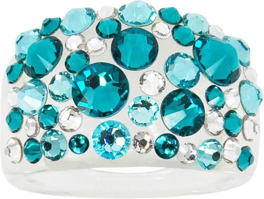 Troli Bubble Blue Zircon gyűrű 56 mm