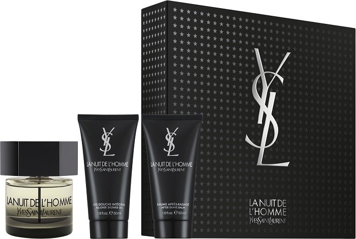 Yves Saint Laurent La Nuit De L´ Homme - EDP 60 ml + borotválkozás utáni balzsam 50 ml + tusfürdő 50 ml