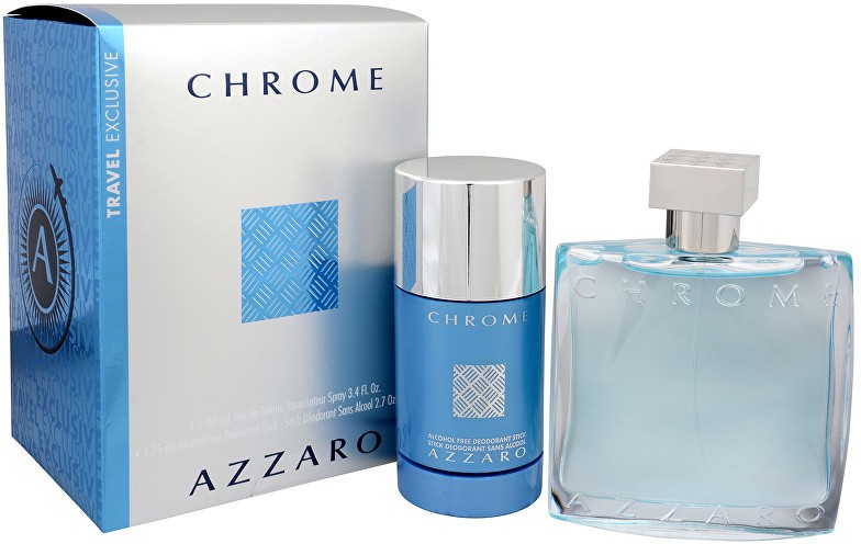 Azzaro Chrome - EDT 100 ml + deo stift 75 ml 