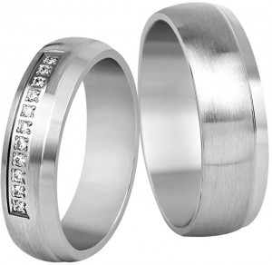 Beneto Férfi jegygyűrű acélból SPP03 72 mm galéria