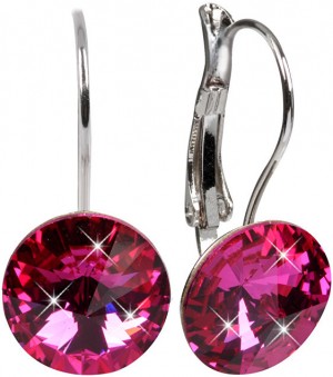 Troli Rivoli 12 mm Fuchsia fülbevaló galéria