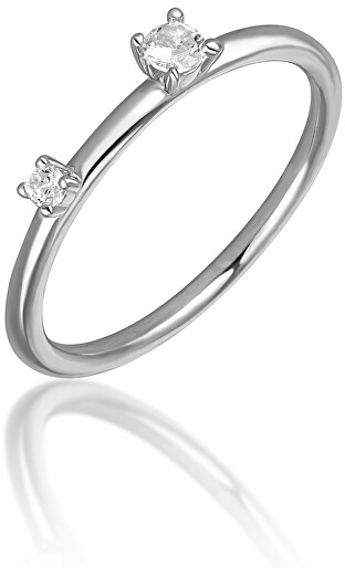 JVD Ezüst gyűrű cirkónium kövekkel SVLR0210XH2BI 54 mm