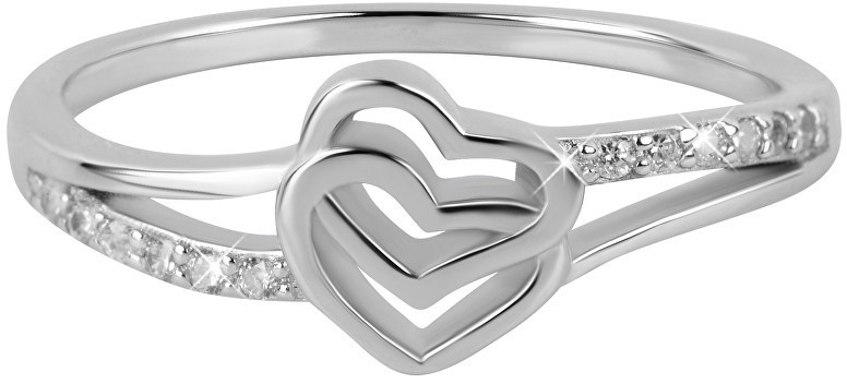 Troli Romantikus gyűrű szívekkel 48 mm