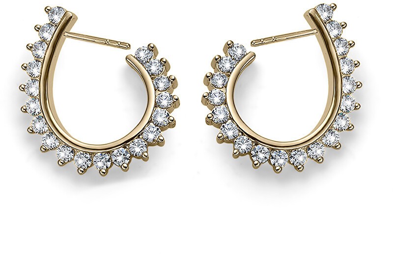 Oliver Weber Aranyozott ezüst fülbevaló színtiszta Swarovski cirkónium kövekkelHigh 62105G