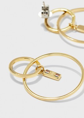 Tommy Hilfiger Luxus aranyozott karika fülbevaló TH2780321 galéria