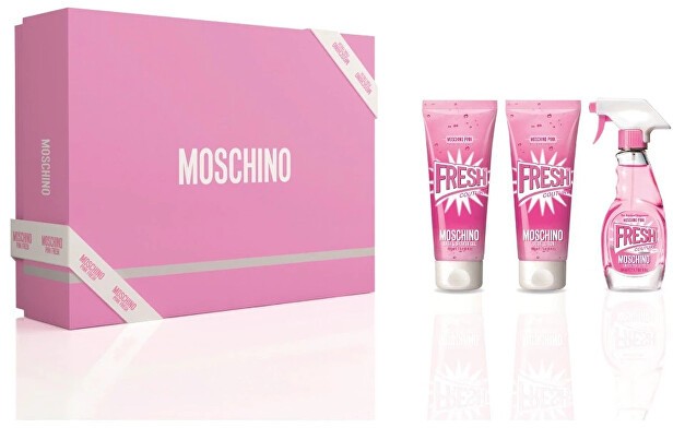 Moschino Pink Fresh Couture - EDT 50 ml + testápoló 100 ml + tusfürdő 100 ml