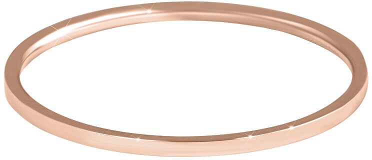 Troli Elegéns minimalista acél gyűrű Rose Gold 62 mm