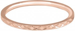 Troli Aranyozott minimalista acél gyűrű gyengéd mintával Rose Gold 62 mm galéria