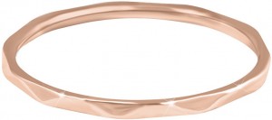 Troli Minimalista aranyozott gyengéd kivitelezésű gyűrű RoseGold 62 mm galéria