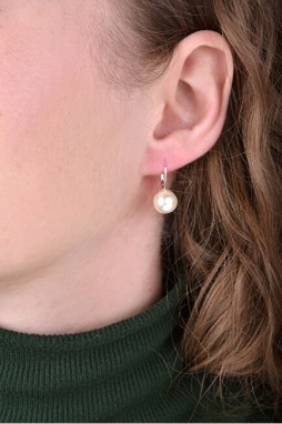 Troli Elegáns gyöngy fülbevalók  Pearl Grey 71106.3 galéria