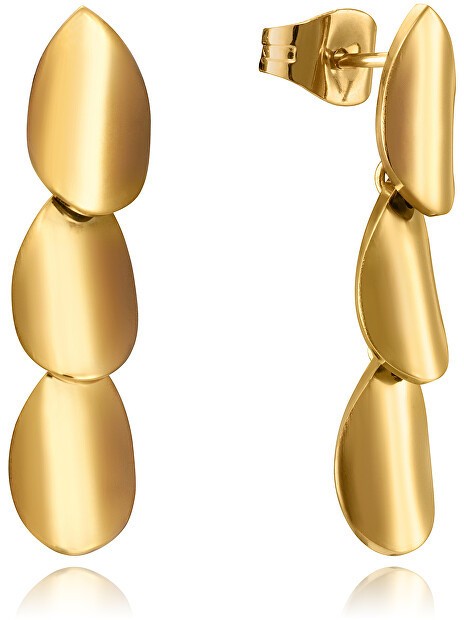 Viceroy Divatos aranyozott fülbevalók Fashion 75174E01012