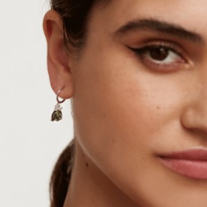 PDPAOLA Eredeti karika fülbevaló medálokkal  ZAZA Silver AR02-314-U galéria