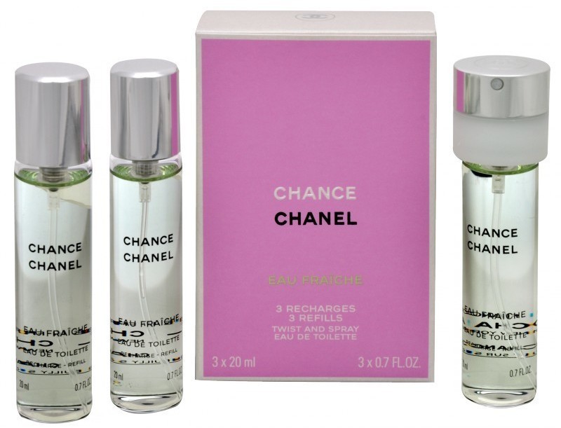 Chanel Chance Eau Tendre - EDT utántöltő  (3 x 20 ml) 60 ml