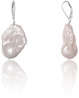 JwL Luxury Pearls Luxus fülbevalók valódi barokk gyönggyel JL0688 galéria