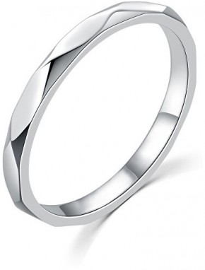 MOISS Minimalistaezüst gyűrű R00019 49 mm galéria