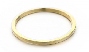 MOISS Minimalistaaranyozott gyűrű  R0001984 60 mm galéria