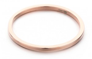 MOISS Minimalistabronz gyűrű R000199 60 mm galéria