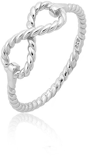 JVD Ezüst minimalista gyűrű Végtelen SVLR0305XH200 58 mm