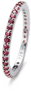 Oliver Weber Jolie ezüst gyűrű lila színű kristályokkal 63225R PUR XL (60 - 63 mm) galéria
