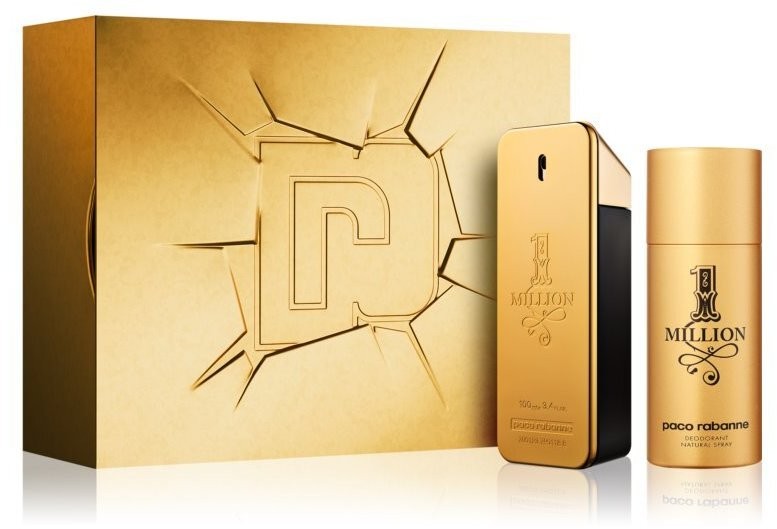 Paco Rabanne 1 Million EDT 100 ml + spray dezodor 150 ml