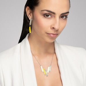 Preciosa Desire időtálló acél fülbevaló Preciosa cseh kristállyal 7425 71 galéria