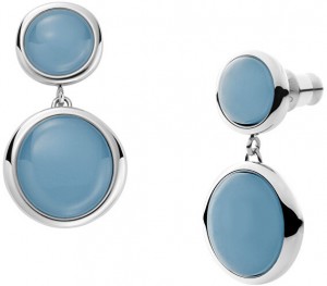 Skagen Elegáns acél fülbevaló Sea Glass SKJ1459040 galéria