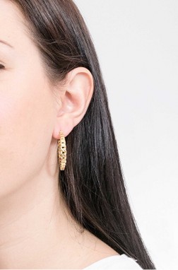 Michael Kors Aranyozott ezüst karika fülbevaló MKC1385AA710 galéria