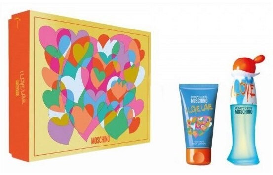 Moschino Cheap & Chic I Love Love - Eau De Toilette spray 30 ml + testápoló krém 50 ml
