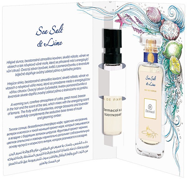 Dermacol Parfümvíz Sea Salt & Lime teszter 2 ml