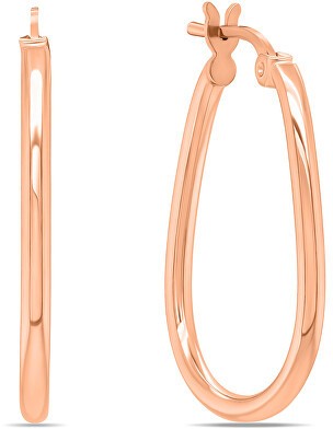 Brilio Silver Modern bronz karika fülbevaló EA238R