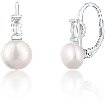 JwL Luxury Pearls Csodálatos ezüst fülbevalók valódi gyöngyökkel JL0716