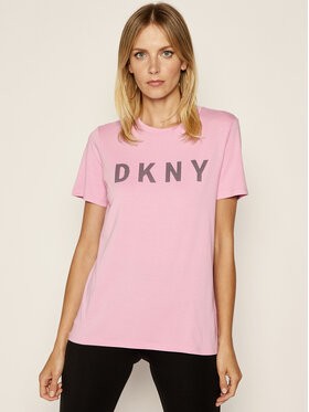 DKNY Sport Póló DP9T6749 Rózsaszín Regular Fit
